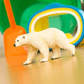 Apresentamos Figura de borracha -  Urso Polar com o SKU 437332923 recomendado para + 3 anos