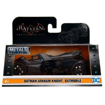 Batmobile Batman Arkham Knight Metals Die Cast na embalagem