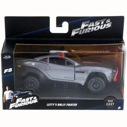 Veículo Fast & Furious Letty's Rally Fighter na caixa