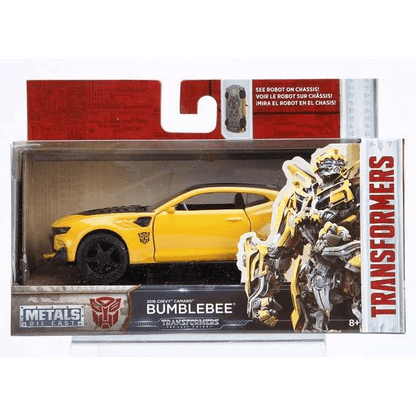 Veículo Transformers Bumblebee na embalagem Metals Die Cast
