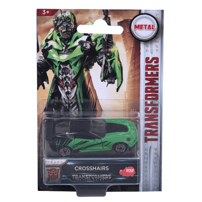 Veículo Transformers Crosshairs verde na embalagem blister