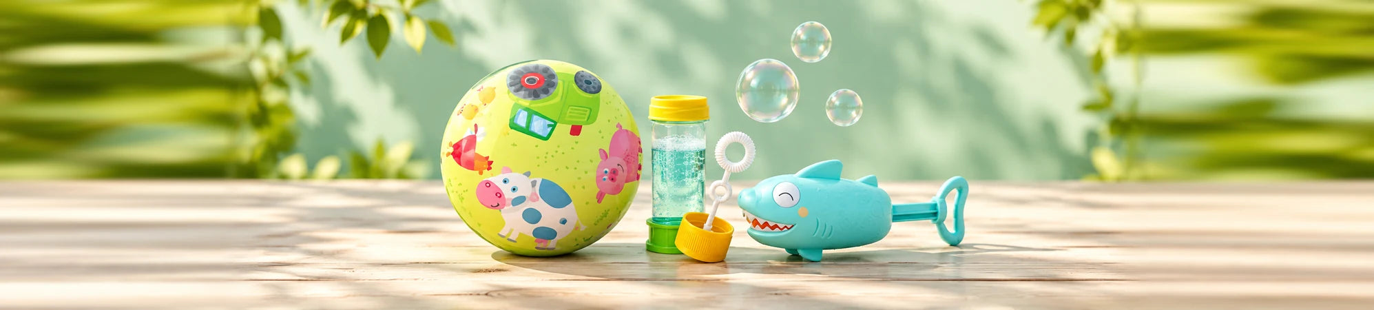Seleção de brinquedos da coleção Ar livre