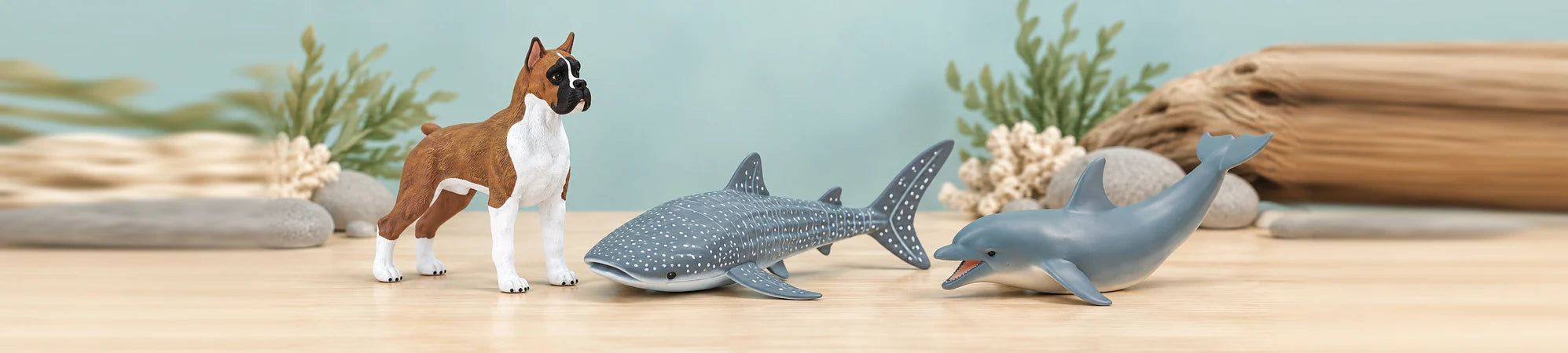 Seleção de brinquedos da coleção Mundo animal