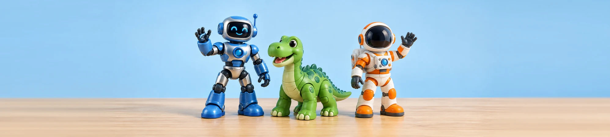 Seleção de brinquedos da coleção Figuras de ação