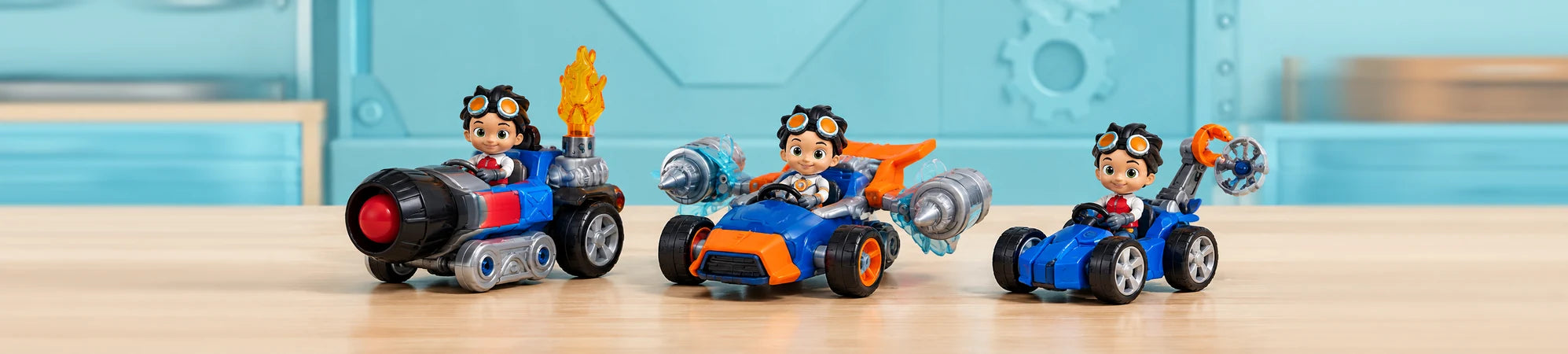 Seleção de brinquedos da coleção Rusty Rivets